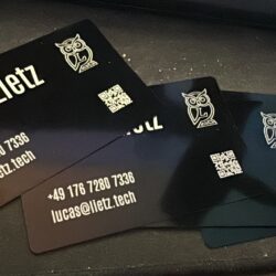 Alu-Businesskarten (Flexibel)