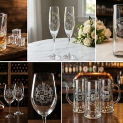 Glasgravuren für Geschenke, Jubiläen & Co.